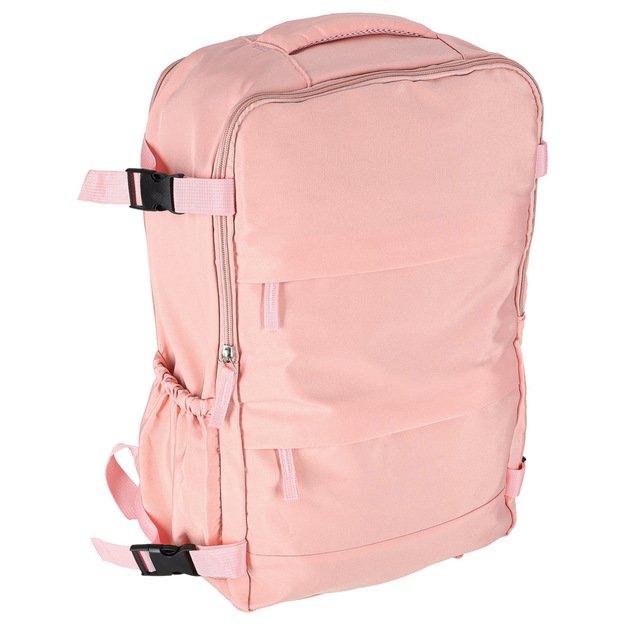 Bagažo kelioninė kuprinė rožinė 45x30 cm