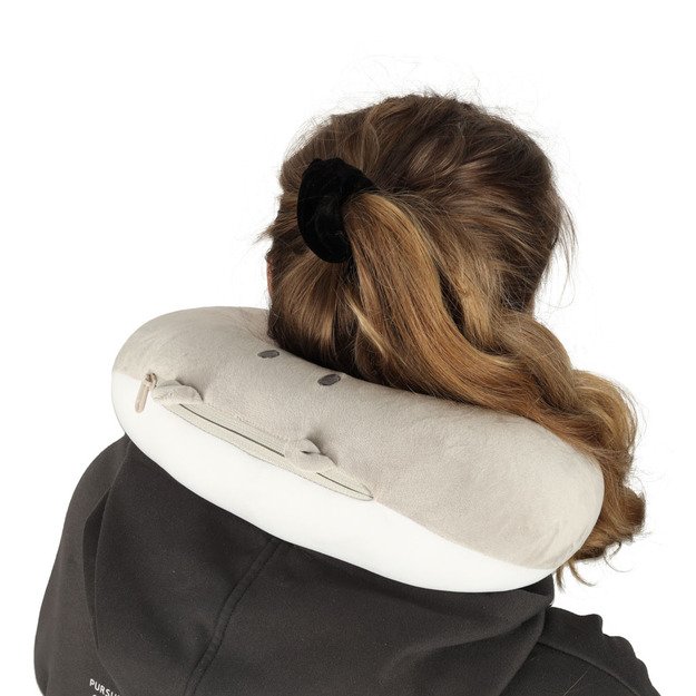 Kelioninė pagalvėlė 2in1 kaklo ritinėlis lėktuvui, automobiliui, me&scaron;kiukas talismanas