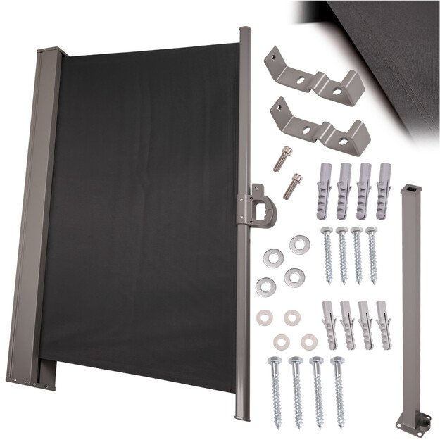 &Scaron;oninės terasos markizė LUARO, i&scaron;traukiamas ekranas 160 x 300 cm