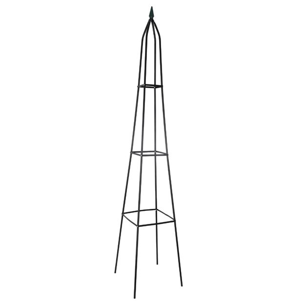 LUARO sodo pavėsinė gėlių stovas laipiojančioms rožėms metalinė piramidė