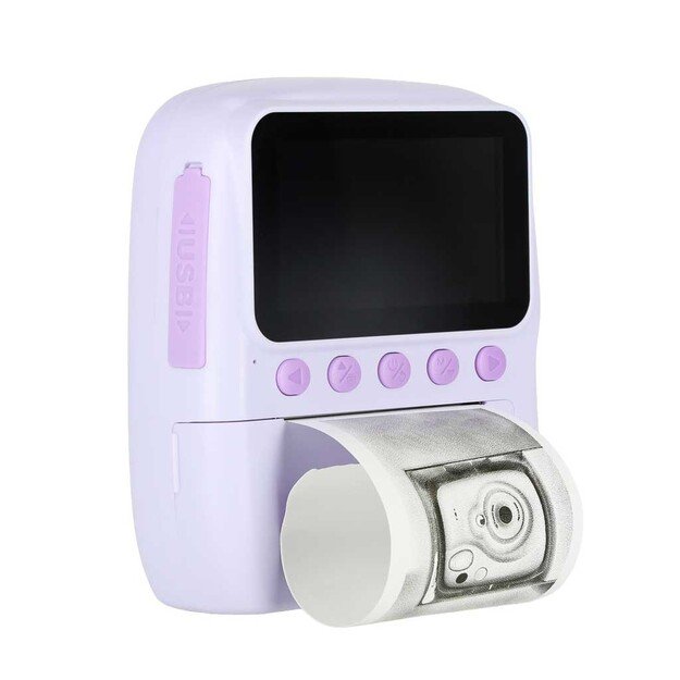 Skaitmeninis momentinis fotoaparatas 16x kasetė su žymekliais violetinės spalvos