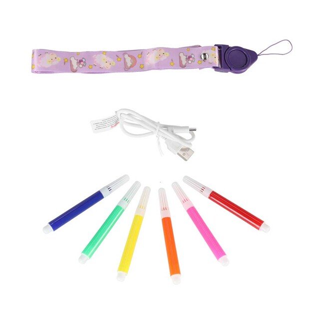 Skaitmeninis momentinis fotoaparatas 16x kasetė su žymekliais violetinės spalvos