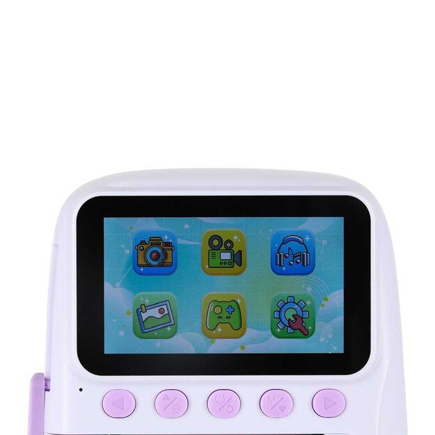 Skaitmeninis momentinis fotoaparatas 16x kasetė su žymekliais violetinės spalvos