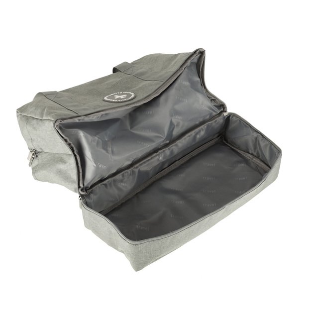 Kelioninis krep&scaron;ys rankiniam bagažui 39 x 18 x 30 cm pilkos spalvos