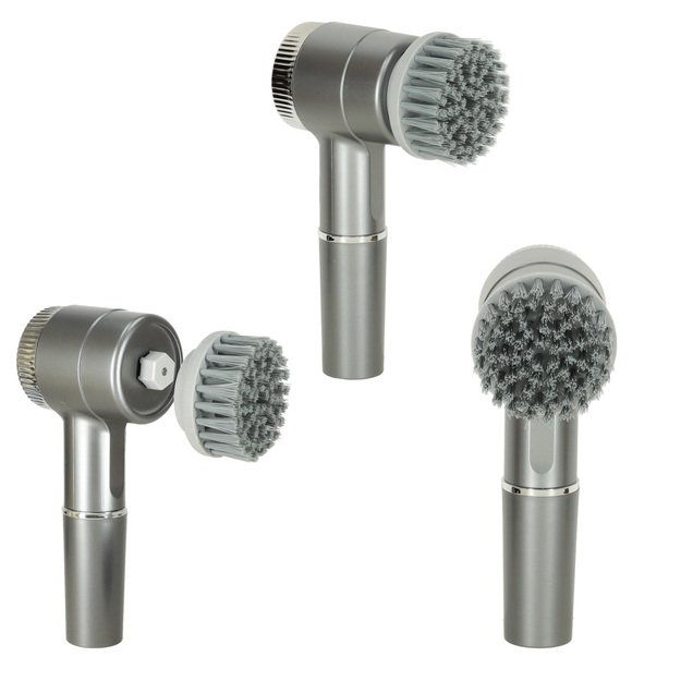 Elektrinis valymo &scaron;epetys 5in1 vonios kambario grindų skiediniui baseinas LED