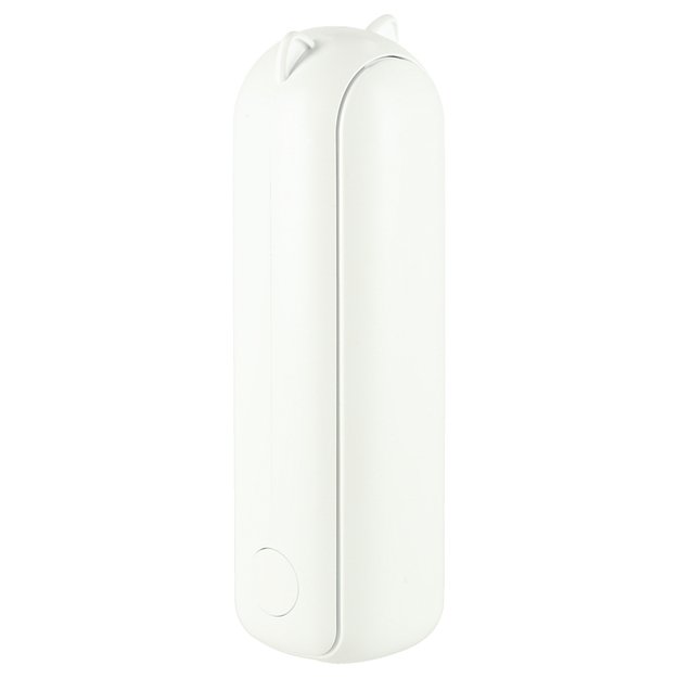 Stalinis ventiliatorius mini rankinis sulankstomas ventiliatorius ne&scaron;iojamas USB baltas