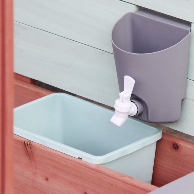 LULILO Sablo medinė smėlio dėžė su besisukančiu stogu