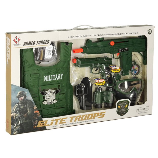 Karinio kostiumo kostiumas liemenė &scaron;autuvas žiūronai