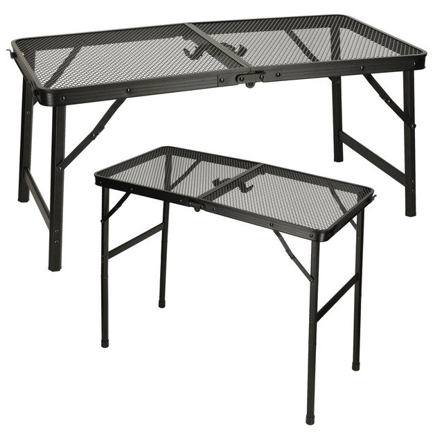 LUARO turistinis stalas kempingo maitinimo sulankstomas stalas 80 x 40 x 66 x 37 cm