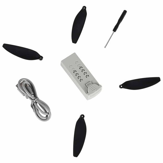 4DRC F10 RC dronas FPV kamera wifi LED 3.7V
