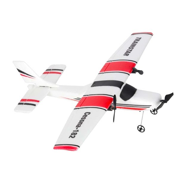 Nuotoliniu būdu valdomas  Cessna 182  sklandytuvas aerobatas 2,4 GHz orlaivis
