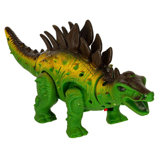 Nuotoliniu būdu valdomas dinozauras RC Stegozauras eina šviečia riaumoja 13