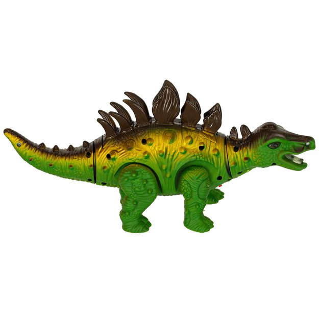 Nuotoliniu būdu valdomas dinozauras RC Stegozauras eina šviečia riaumoja 14
