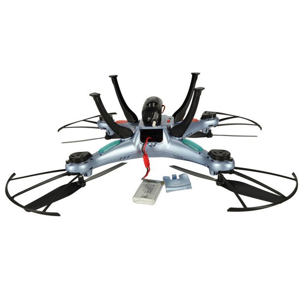 Syma X5HW 2.4GHz RC dronas Wi-Fi kamera mėlyna