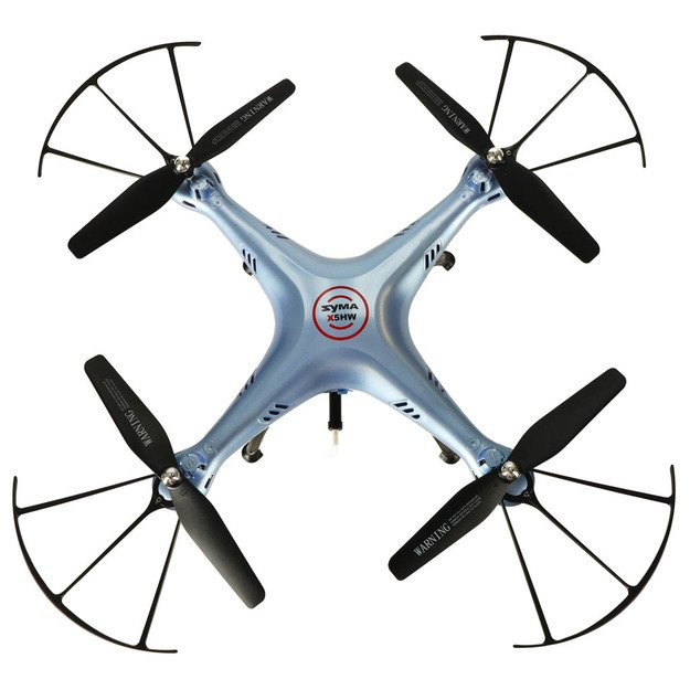 Syma X5HW 2.4GHz RC dronas Wi-Fi kamera mėlyna