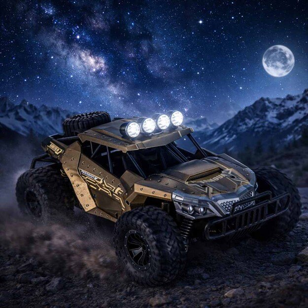 RC visureigis drifto automobilis 20 km/h rudas