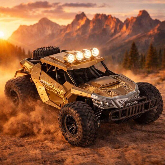 RC visureigis drifto automobilis 20 km/h rudas