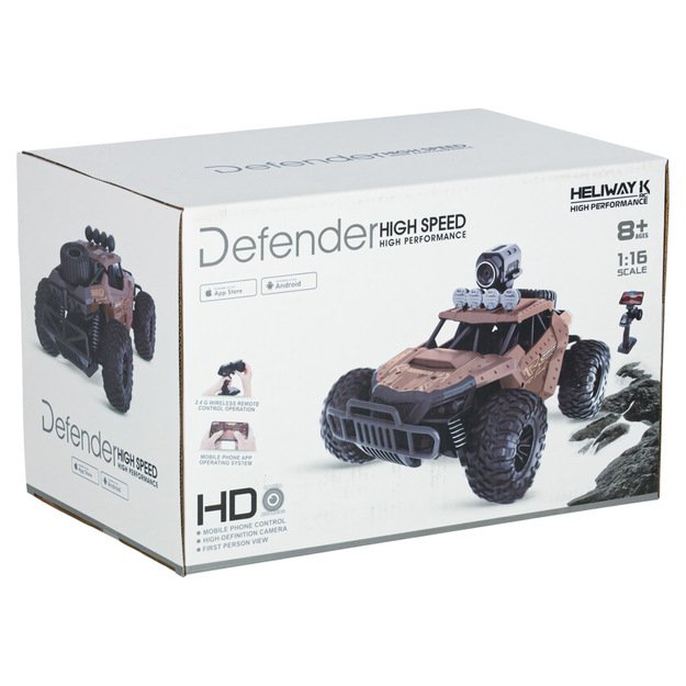 RC visureigis drifto automobilis 20 km/h rudas
