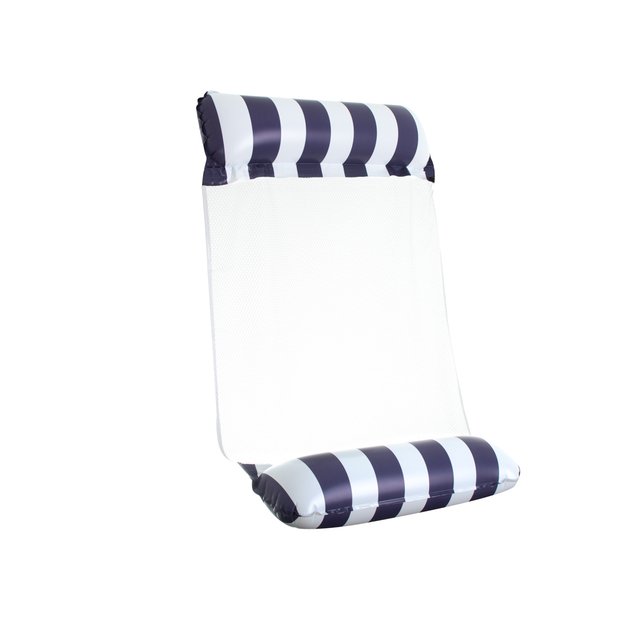 Pripučiamas čiužinys plaukimo kėdė 120x70cm tamsiai mėlyna