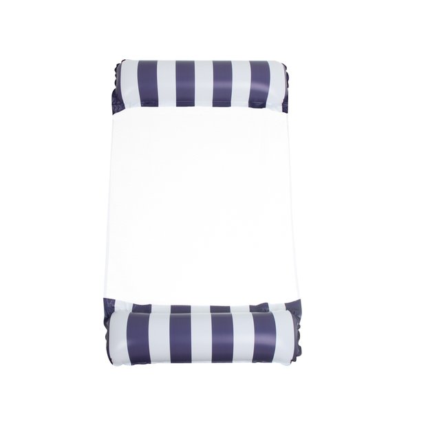 Pripučiamas čiužinys plaukimo kėdė 120x70cm tamsiai mėlyna