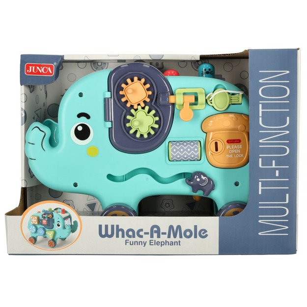 Interaktyvus montessori dramblys, užimtumo lenta