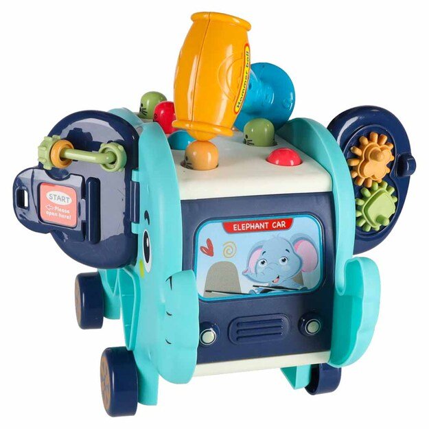 Interaktyvus montessori dramblys, užimtumo lenta