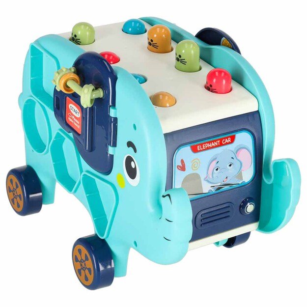 Interaktyvus montessori dramblys, užimtumo lenta