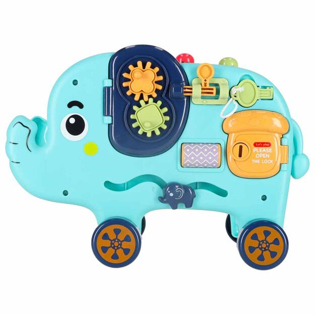 Interaktyvus montessori dramblys, užimtumo lenta