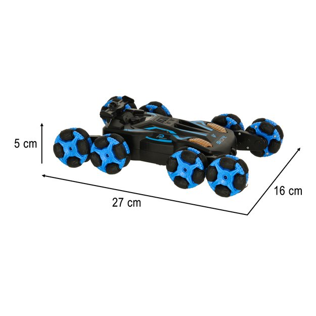 RC nuotolinio valdymo automobilis 8 ratai su pasaulio muzika