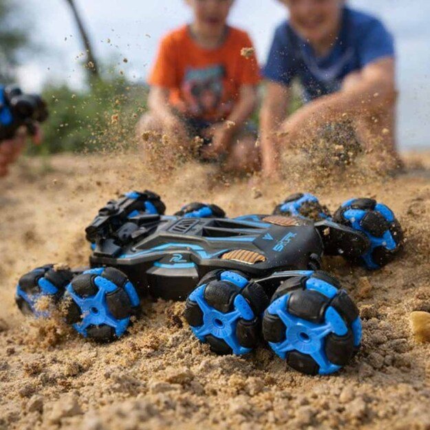 Nuotolinio valdymo automobilis su muzikiniais žibintais