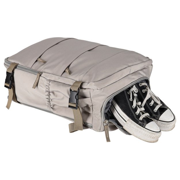 Bagažo kelioninė kuprinė pilka 45x30 cm