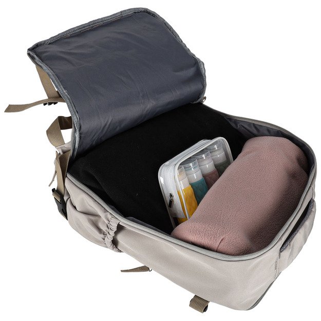 Bagažo kelioninė kuprinė pilka 45x30 cm