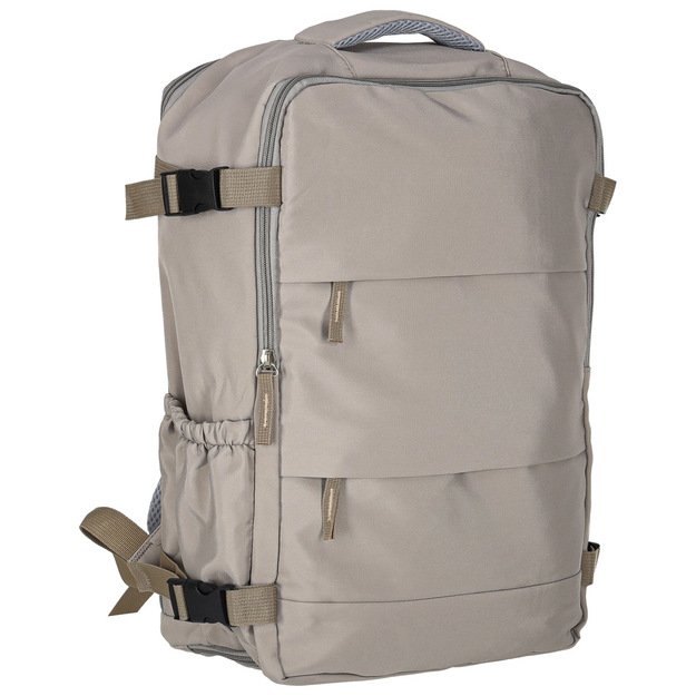 Bagažo kelioninė kuprinė pilka 45x30 cm