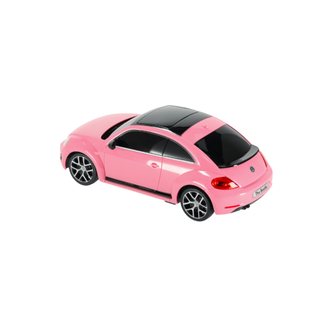 RC Volkswagen Beetle rožinis automobilis mašinėlė su pulteliu