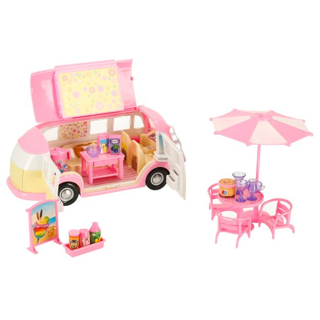 Automobilinių ledų parduotuvė kemperis sulankstomas stalas kėdės 30 vnt.