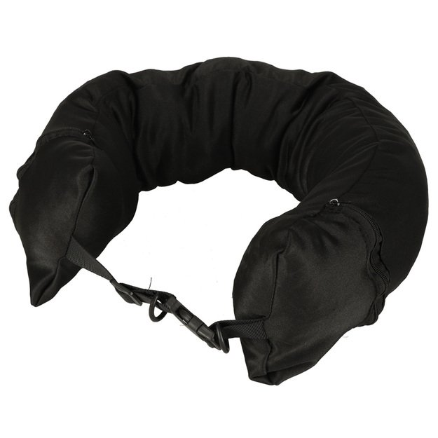 Kelioninė pagalvėlė kelionių raginis galvos atlo&scaron;as kaklo atramos laikymo skyrius, skirtas užpildyti juodai