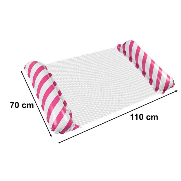 Pripučiamas paplūdimio čiužinys hamakas vandens gulto kėdė baseinas rožinė