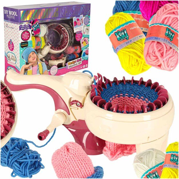 Mezgimo ma&scaron;inos mezgimo rinkinys 5 spalvų siūlai