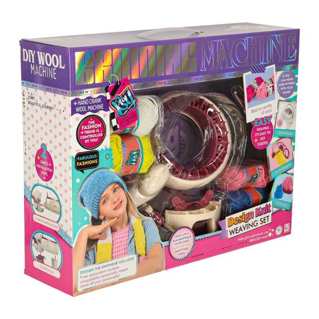 Mezgimo ma&scaron;inos mezgimo rinkinys 5 spalvų siūlai