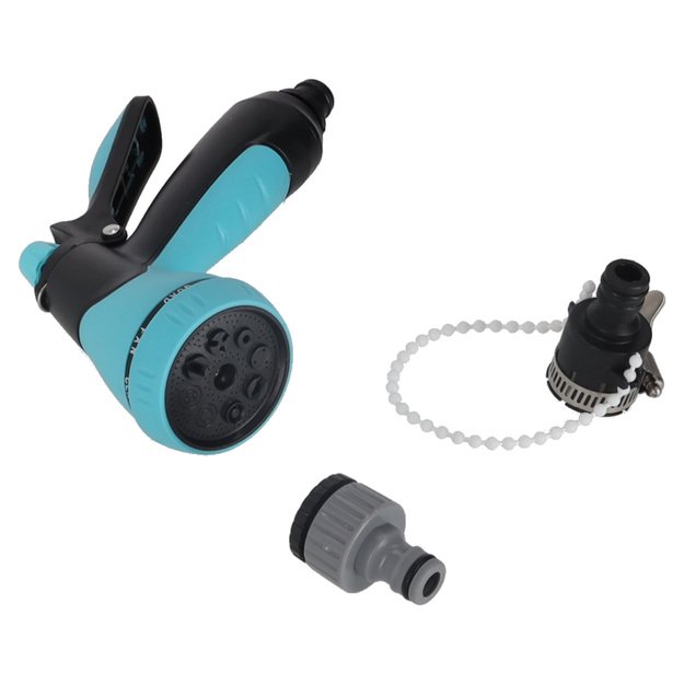 Sodo žarna ant ritės stovo LUARO purk&scaron;tuvo pistoleto įtraukiklis 30 m