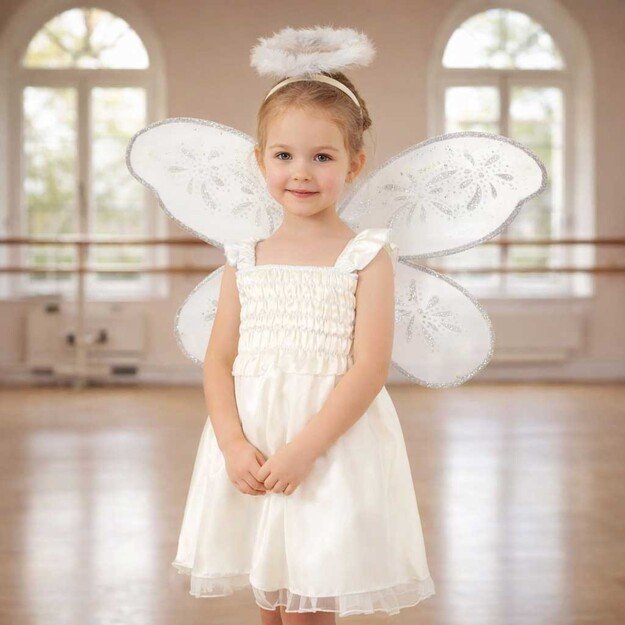 Karnavalinis angelo kostiumas 3 vnt., dydis M