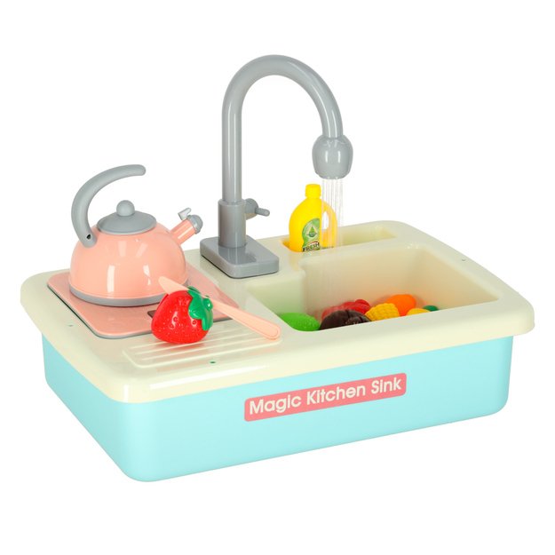 Vaiki&scaron;ka indų plovimo kriauklė su priedais vandens virdulys indukcinė kaitlentė XXL mėlyna