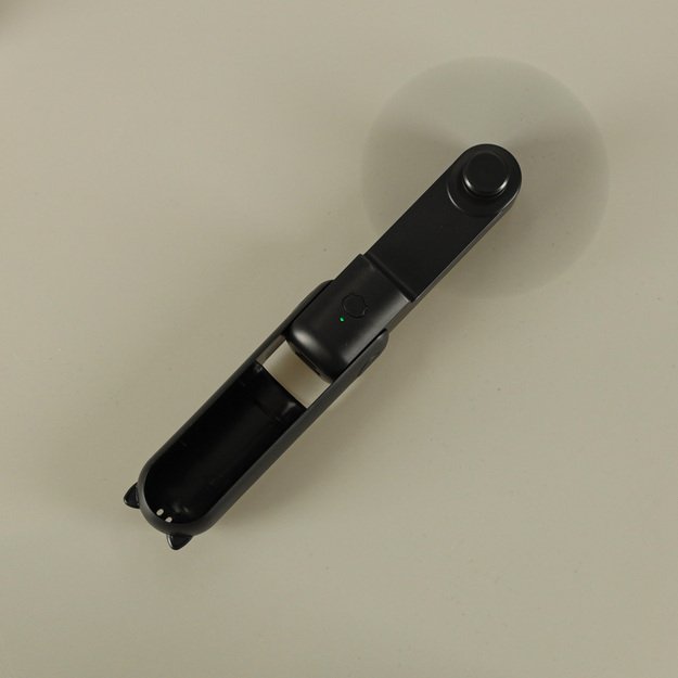 Stalinis ventiliatorius mini rankinis sulankstomas ventiliatorius ne&scaron;iojamas USB juodas