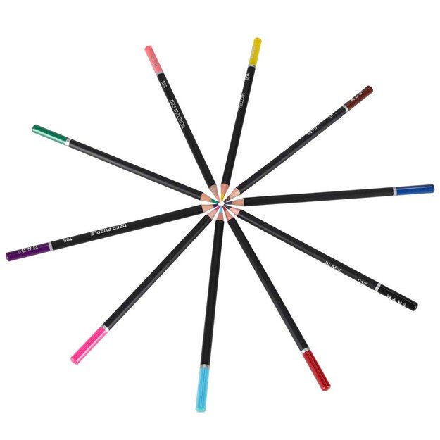 Spalvoti pie&scaron;tukai dėkle, 120 vnt.