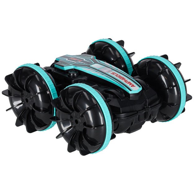 Nuotolinio valdymo automobilis amfibija, valdomas gestais 4x4 360 2.4GHz 3.7V