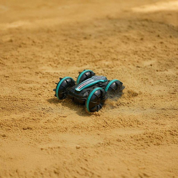 Nuotolinio valdymo automobilis amfibija, valdomas gestais 4x4 360 2.4GHz 3.7V