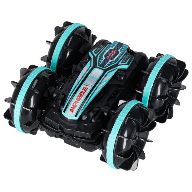 Nuotolinio valdymo automobilis amfibija, valdomas gestais 4x4 360 2.4GHz 3.7V