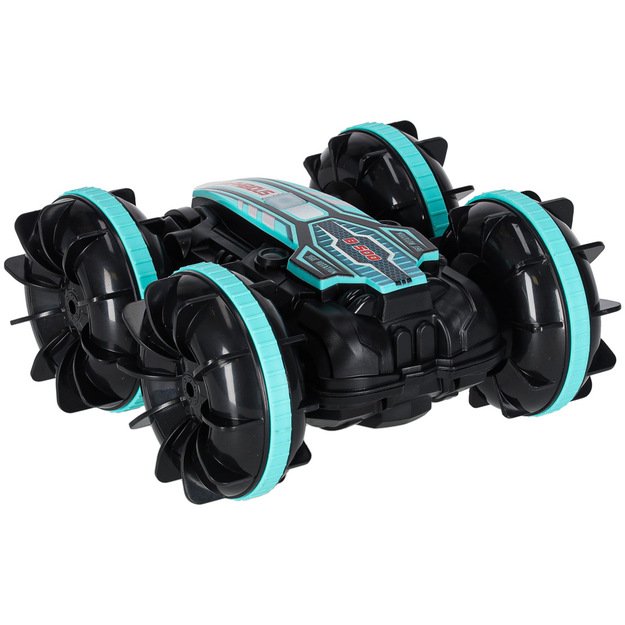 Nuotolinio valdymo automobilis amfibija, valdomas gestais 4x4 360 2.4GHz 3.7V