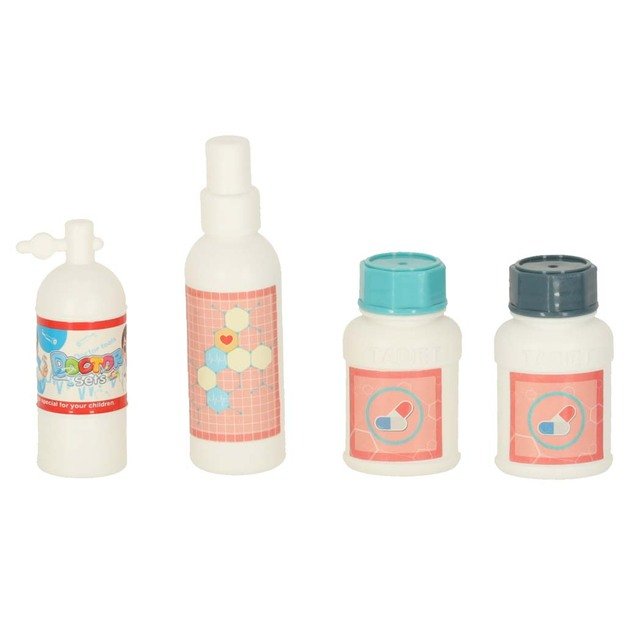 Gydytojo rinkinys lagamine maži gydytojo reikmenys garso lemputės