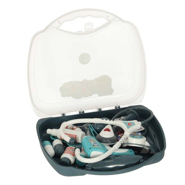 Gydytojo rinkinys lagamine maži gydytojo reikmenys garso lemputės